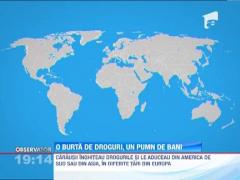 Grupare ce se ocupa cu traficul international de droguri, destructurata in Romania