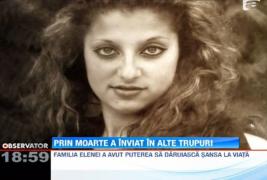Elena, tanara ucisa de iubitul ei politist, a salvat trei vieti