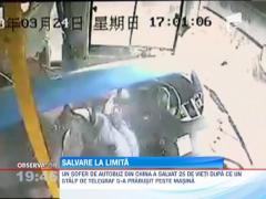 Eroul a 25 de oameni: un sofer de autobuz le-a salvat vietile in ultima secunda