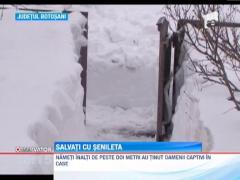 O batrana din Buzau a putut fi salvata dintre nameti doar cu o senilata