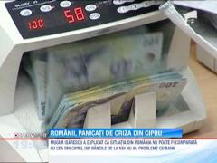 Romanii, panicati de criza din Cipru