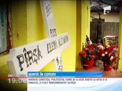 Politistul care si-a ucis iubita si apoi s-a sinucis a fost inmormantat