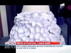 Observator Special: Hartia si plasticul, materiale inedite pentru rochiile de mireasa eco