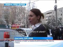 Incendiu puternic la un complex de agrement din Drobeta Turnu-Severin