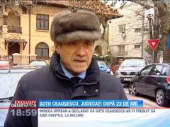 EXCLUSIV Sotul Zoei Ceausescu, despre procesul socrilor sai: "Asta a fost o crima!"