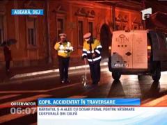 Grav accident rutier in judetul Cluj! O fata de 13 ani a fost lovita in plin de o masina