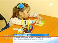 Copiii intre trei si sase ani au participat la olimpiada prescolarilor