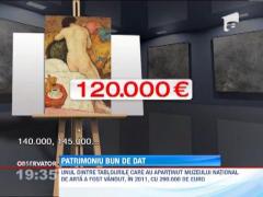 Sute de tablouri dispar de pe peretii Muzeului de Arta! Nu sunt furate, ci restituite proprietarilor