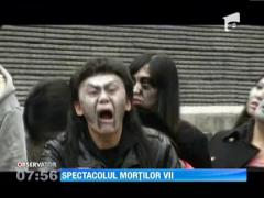 Spectacolul mortilor vii, pe strazile din Tokio!