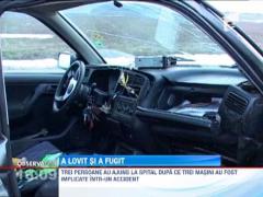 Un sucevean a provocat un accident in lant, apoi s-a culcat