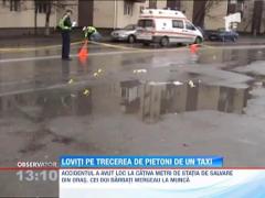 Doi barbati, loviti pe trecerea de pietoni de un taximetrist