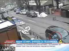 Spargere ca-n filme intr-un cartier de lux din Bucuresti!