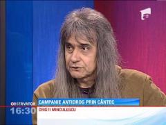 "Fara droguri, doar rock!" - mesajul lui Cristi Minculescu in concertul de la Sala Palatulu