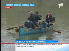 Cod portocaliu pe Dunare! Inundatiile au izolat zeci de localitati