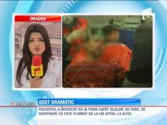 Disperat ca boala de inima il va ucide, un barbat din Timis a incercat sa se sinucida