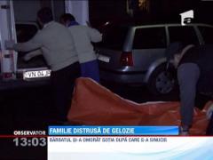 Orbit de gelozie, un barbat si-a omorat sotia, apoi s-a sinucis