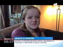 O adolescenta din Marea Britanie sughite incontinuu de zece saptamani