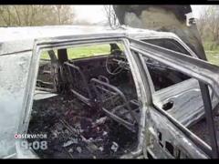 Doua dintre masinile lui Adrian Mititelu s-au facut scrum in parcare