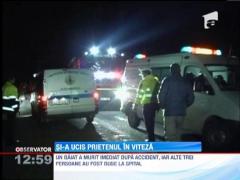 Un adolescent a murit dupa ce masina in care se afla alaturi de prieteni s-a rostogolit pe sosea