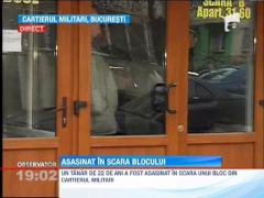 Un tanar de 22 de ani, asasinat in scara unui bloc din cartierul Militari