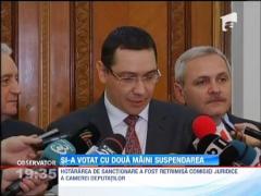 Deputatul PSD Gavril Marza risca sa fie suspendat din Parlament pentru ca a votat la doua maini