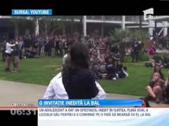 Metoda inedita prin care un tanar isi invita fata visurilor sale la bal