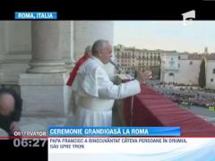 Papa Francisc a fost investit in functia de episcop al Romei