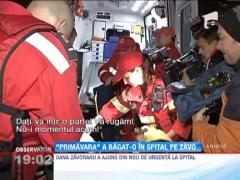 UPDATE / Oana Zavoranu a ajuns din nou la spital