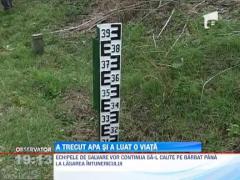Misiune dificila de salvare pe raul Mures
