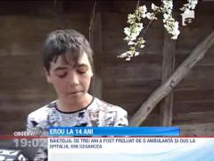 Copil de trei ani, salvat de prietenul cu 11 ani mai mare