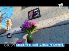 Sinucidere in urma hartuirii sexuale postate pe Internet