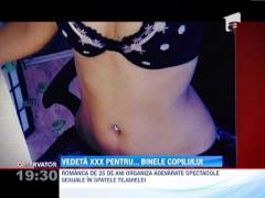 O romanca facea show-uri erotice online, intr-un magazin satesc din Marea Britanie