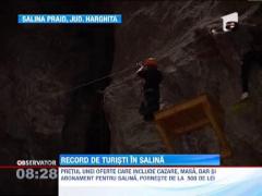 Record de turisti la Salina Praid