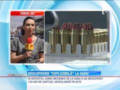 120.000 de cartuse nedeclarate in acte, descoperite la Uzina Mecanica de la Sadu