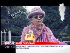 SPECIAL!!! Aparatele de fitness din parcuri, luate cu asalt de pensionari