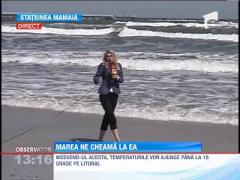 Sfarsit de saptamana caldut la mare