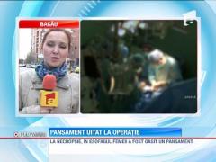 Pansament uitat la operatie. O batrana a murit la doua zile dupa ce a suferit o interventie chirurgicala