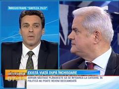 Adrian Nastase, primul interviu acordat dupa eliberarea din penitenciar