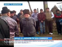 IMAGINI SOCANTE! Bataie cu jandarmi in biserica