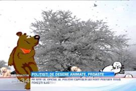 Politistii de la Serviciul de Analiza si Prevenire a Criminalitatii s-au apucat desene animate