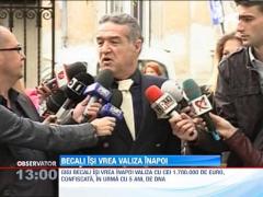 Gigi Becali vrea inapoi banii confiscati in "Dosarul Valiza"
