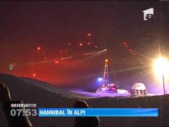 Scena de teatru de trei kilometri patrati pe o partie din Alpi