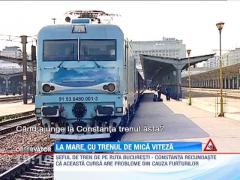 Mersul cu trenul pana la mare, mai rapid