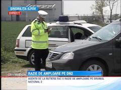 Razie de amploare pe DN2