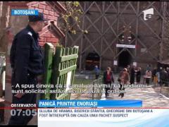 Slujba intrerupta de un geamantan abandonat in lacasul de cult