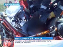 Moarte premeditata la volan. Un barbat s-a sinucis in fata unor cunoscuti