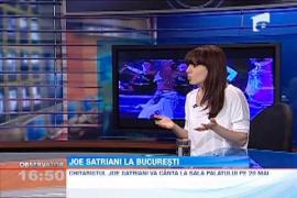 Joe Satriani, in premiera in Romania