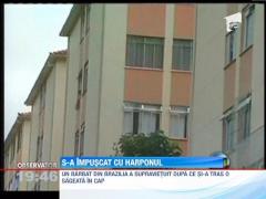 A supravietuit dupa ce s-a impuscat in cap cu un harpon