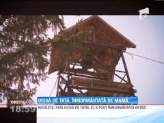 Fetita de patru ani ucisa de tata, din razbunare, inmormantata astazi