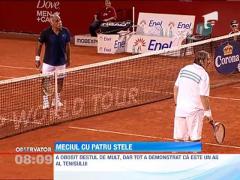 Ilie Nastase a facut spectacol intr-un meci demonstrativ la arenele BNR